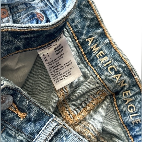 American Eagle Outfitters Denim High Waisted Mini Skirt - Picture 3 of 3